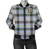 Clan Bell Crest Tartan Bomber Jacket ZJ45