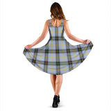 Clan Bell Tartan Sleeveless Midi Womens Dress VS1145