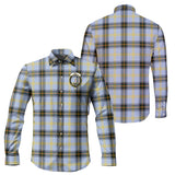 Clan Bell Crest Tartan Long Sleeve Shirt PC937