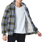 Clan Bell Tartan Sherpa Hoodie - Classic Style CS 1129