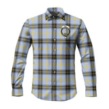 Clan Bell Crest Tartan Long Sleeve Shirt PC937