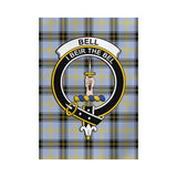 Clan Bell Crest Tartan Flag CF45