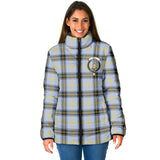 Clan Bell Crest Tartan Padded Jacket RF45