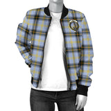 Clan Bell Crest Tartan Bomber Jacket ZJ45