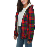 Clan Belshes Crest Tartan Sherpa Hoodie CT937