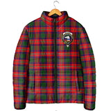 Clan Belshes Crest Tartan Padded Jacket RF46