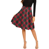 Clan Belshes Tartan Melete Pleated Midi Skirt V1143