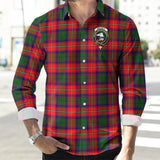 Clan Belshes Crest Tartan Long Sleeve Shirt PC936