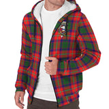 Clan Belshes Crest Tartan Sherpa Hoodie CT937