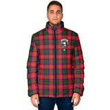 Clan Belshes Crest Tartan Padded Jacket RF46