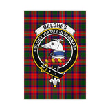 Clan Belshes Crest Tartan Flag CF46