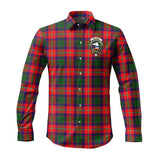 Clan Belshes Crest Tartan Long Sleeve Shirt PC936