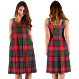 Clan Belshes Tartan Sleeveless Midi Womens Dress VS1144