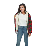 Clan Belshes Tartan Sherpa Hoodie - Classic Style CS 1128