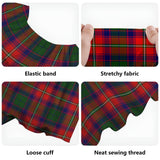 Clan Belshes Tartan Off Shoulder Long Dress VL55