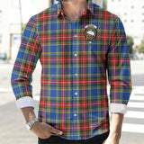 Clan Bethune Crest Tartan Long Sleeve Shirt PC935