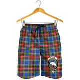 Clan Bethune Crest Tartan Mens Shorts NS935