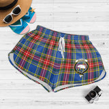 Clan Bethune Crest Tartan Womens Shorts NW2127