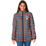 Clan Bethune Crest Tartan Padded Jacket RF47