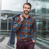 Clan Bethune Tartan Long Sleeve Shirt P1164