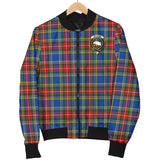 Clan Bethune Crest Tartan Bomber Jacket ZJ47