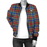 Clan Bethune Crest Tartan Bomber Jacket ZJ47