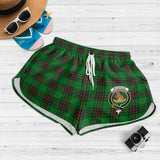 Clan Beveridge Crest Tartan Womens Shorts NW2126