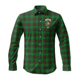 Clan Beveridge Crest Tartan Long Sleeve Shirt PC934