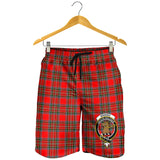 Clan Binning Crest Tartan Mens Shorts NS933