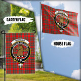 Clan Binning Crest Tartan Flag CF49