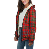 Clan Binning Crest Tartan Sherpa Hoodie CT934