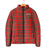 Clan Binning Crest Tartan Padded Jacket RF49