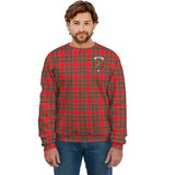 Clan Binning Crest Tartan Sweatshirt HC934