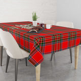 Clan Binning Tartan Tablecloth Golden Sword of Courageous Legacy BG49