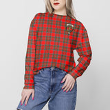 Clan Binning Crest Tartan Sweatshirt HC934