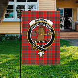 Clan Binning Crest Tartan Flag CF49