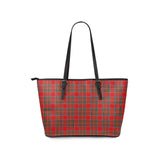 Clan Binning Tartan Leather Tote Bag MT1153