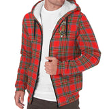 Clan Binning Crest Tartan Sherpa Hoodie CT934