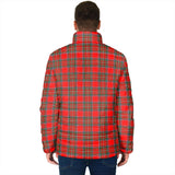 Clan Binning Crest Tartan Padded Jacket RF49