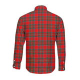 Clan Binning Crest Tartan Long Sleeve Shirt PC933