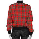 Clan Binning Crest Tartan Bomber Jacket ZJ49