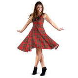 Clan Binning Tartan Sleeveless Midi Womens Dress VS1141