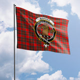 Clan Binning Crest Tartan Flag CF49