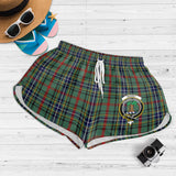 Clan Bisset Crest Tartan Womens Shorts NW2124