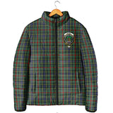 Clan Bisset Crest Tartan Padded Jacket RF50