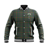 Clan Bisset Crest Tartan Baseball Jacket JM932