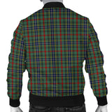 Clan Bisset Crest Tartan Bomber Jacket ZJ50