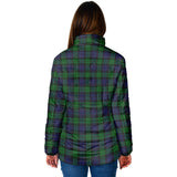 Clan Black Watch Crest Tartan Padded Jacket RF53