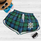 Clan Black Watch Ancient Crest Tartan Womens Shorts NW2123