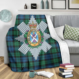 Clan Black Watch Ancient Crest Tartan Blanket UC52